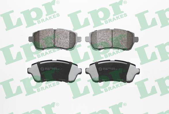 LPR 05P2045 - Brake Pad Set, disc brake parts5.com