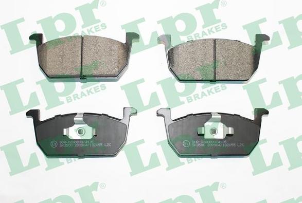 LPR 05P2055 - Set placute frana,frana disc parts5.com