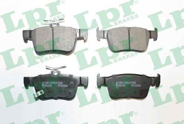 LPR 05P2064 - Fékbetétkészlet, tárcsafék parts5.com