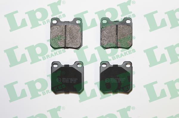 LPR 05P206 - Brake Pad Set, disc brake parts5.com