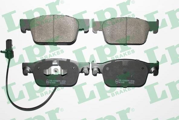 LPR 05P2038 - Brake Pad Set, disc brake parts5.com