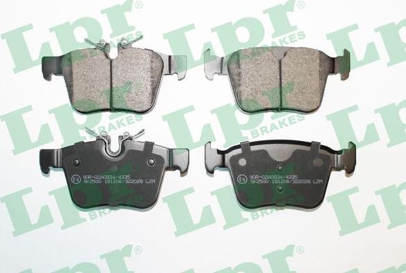 LPR 05P2028 - Brake Pad Set, disc brake parts5.com