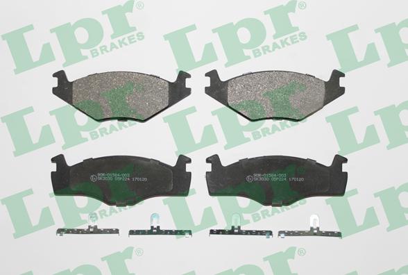 LPR 05P224 - Bremsbelagsatz, Scheibenbremse parts5.com