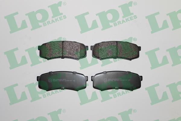 LPR 05P749 - Fren balata seti, diskli fren parts5.com