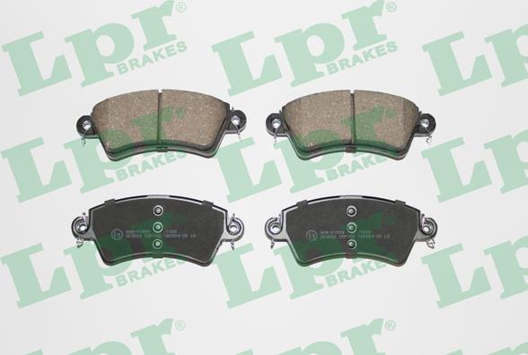 LPR 05P766 - Fren balata seti, diskli fren parts5.com