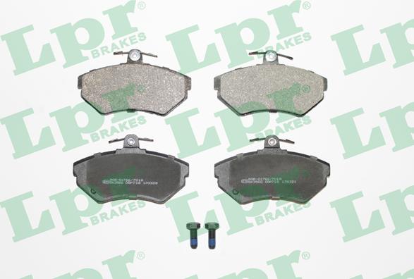 LPR 05P718 - Kit de plaquettes de frein, frein à disque parts5.com