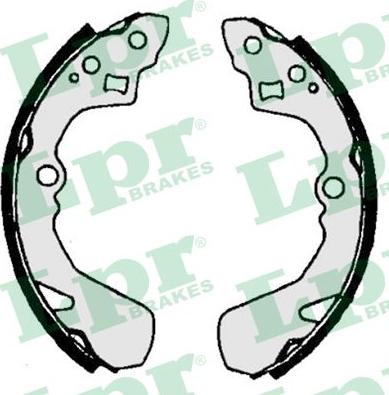 LPR 06430 - Fékpofakészlet parts5.com