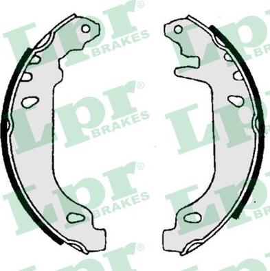 LPR 06020 - Fékpofakészlet parts5.com