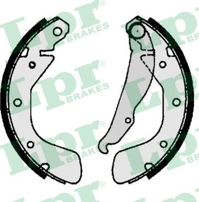 LPR 06790 - Brake Shoe Set parts5.com