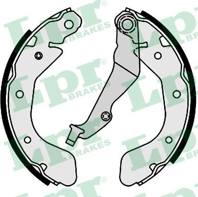 LPR 01001 - Brake Shoe Set parts5.com