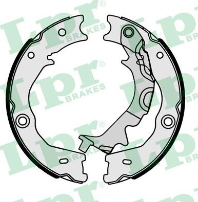 LPR 01138 - Brake Shoe Set, parking brake parts5.com