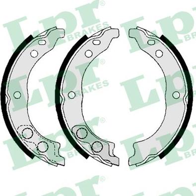 LPR 08900 - Brake Shoe Set, parking brake parts5.com