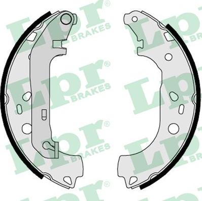 LPR 08550 - Komplet kočnih čeljusti parts5.com