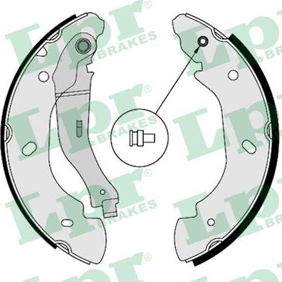 LPR 08580 - Set saboti frana parts5.com