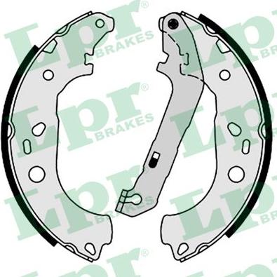 LPR 08600 - Brake Shoe Set parts5.com