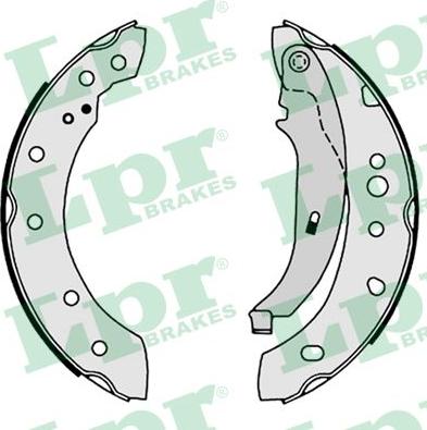 LPR 08680 - Fékpofakészlet parts5.com