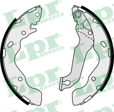 LPR 08015 - Brake Shoe Set parts5.com