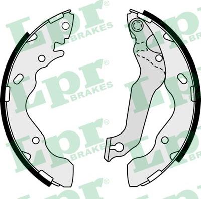 LPR 08010 - Brake Shoe Set parts5.com