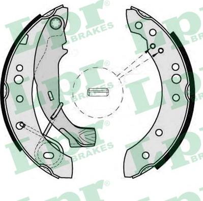 LPR 08150 - Brake Shoe Set parts5.com