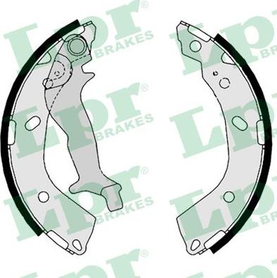 LPR 08760 - Brake Shoe Set parts5.com