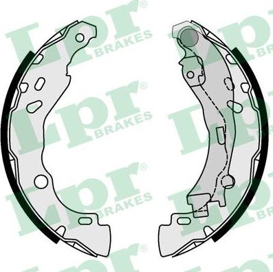 LPR 08700 - Garnitura zavorne celjusti parts5.com