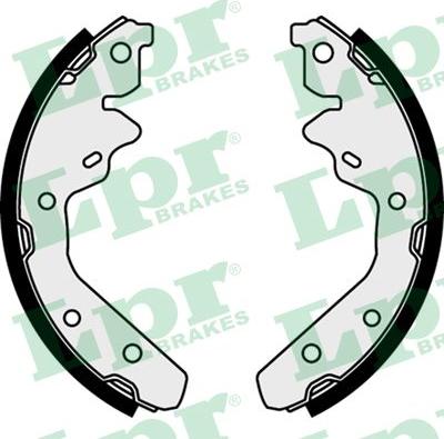 LPR 07630 - Brake Shoe Set parts5.com