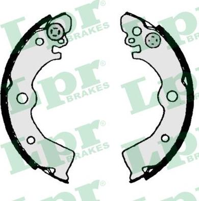 LPR 07030 - Brake Shoe Set parts5.com