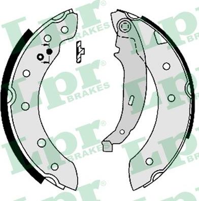 LPR 07130 - Fékpofakészlet parts5.com