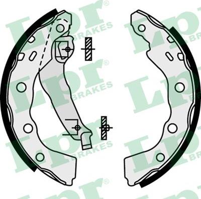 LPR 07740 - Brake Shoe Set parts5.com