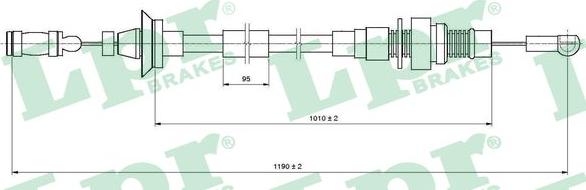 LPR C0005A - Câble d'accélération parts5.com