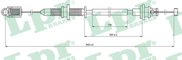 LPR C0131A - Gázbovden parts5.com