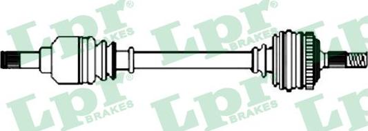 LPR DS52461 - Wał napędowy parts5.com