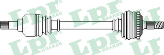 LPR DS52223 - Άξονας μετάδοσης κίνησης parts5.com