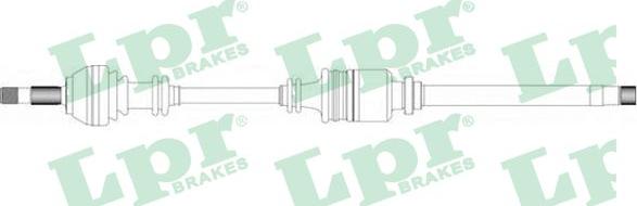 LPR DS20140 - Arbre de transmission parts5.com