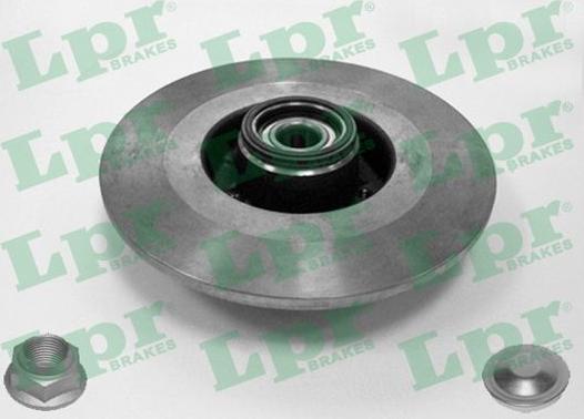 LPR R1019PCA - Féktárcsa parts5.com