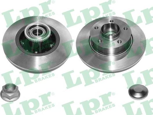 LPR R1020PCA - Спирачен диск parts5.com