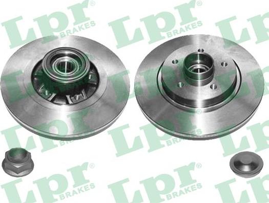 LPR R1070PCA - Féktárcsa parts5.com