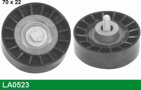 KRAFT AUTOMOTIVE 1223087 - Deflection / Guide Pulley, v-ribbed belt parts5.com