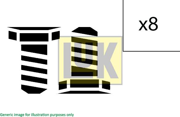 LUK 411 0133 11 - Cıvata takımı, volan parts5.com