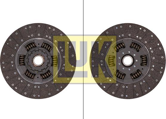 LUK 343 0139 10 - Disque d'embrayage parts5.com