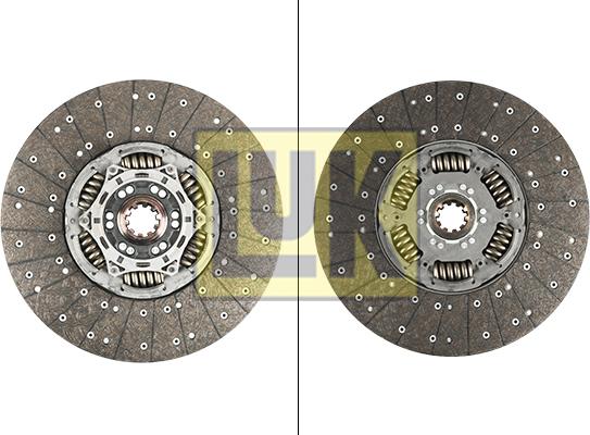 LUK 343 0209 10 - Tarcza sprzęgła parts5.com