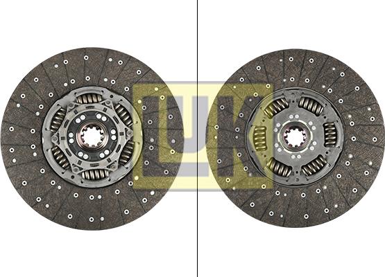 LUK 343 0202 10 - Kuplungtárcsa parts5.com