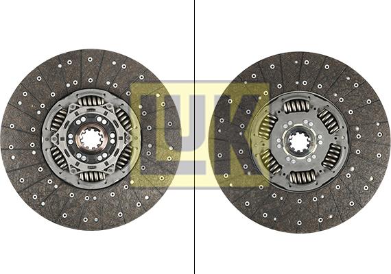 LUK 343 0212 10 - Tarcza sprzęgła parts5.com