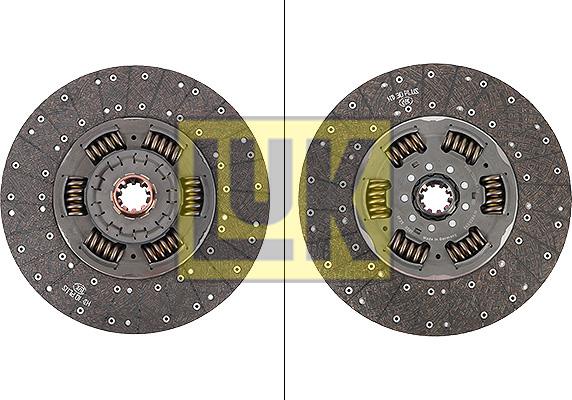 LUK 343 0284 10 - Диск на съединителя parts5.com