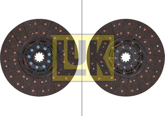 LUK 338 0117 10 - Clutch Disc parts5.com