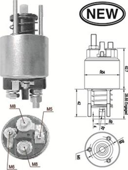 Magneti Marelli 940113050556 - Interruptor magnético, estárter parts5.com