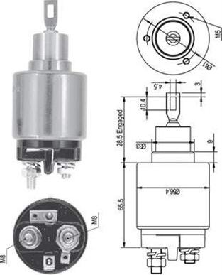 Magneti Marelli 940113050126 - Interruptor magnético, estárter parts5.com