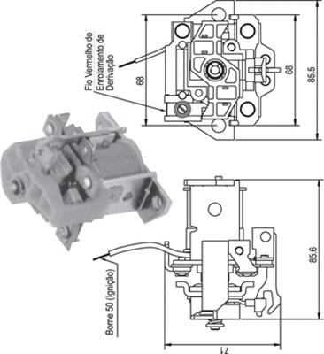 Magneti Marelli 940113050336 - Solenoid Switch, starter parts5.com