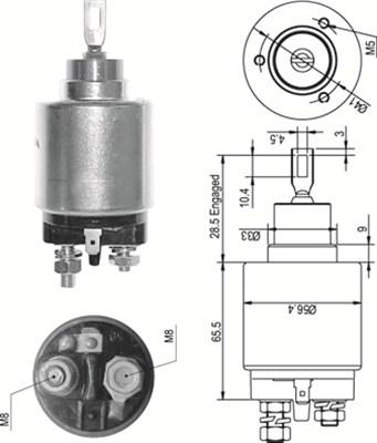 Magneti Marelli 940113050327 - Interruptor magnético, estárter parts5.com