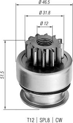 Magneti Marelli 940113020261 - Pinion electromotor parts5.com